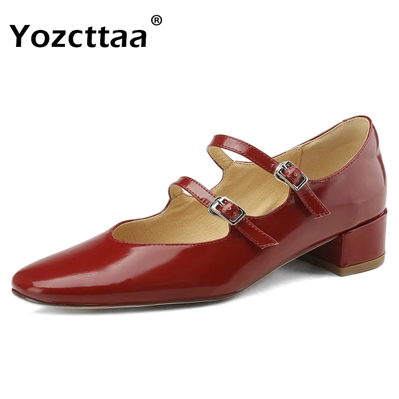Женские туфли-лодочки Yozcttaa, серебристые Туфли Мэри Джейн из натуральной кожи на среднем массивном каблуке, туфли-лодочки с ремешком и пряжкой, Размеры 33-40, для офиса, 2025
Женские туфли-лодочки Yozcttaa, серебристые Туфли Мэри Джейн из натуральной кожи на среднем массивном каблуке, туфли-лодочки с ремешком и пряжкой, Размеры 33-40, для офиса, 2025
