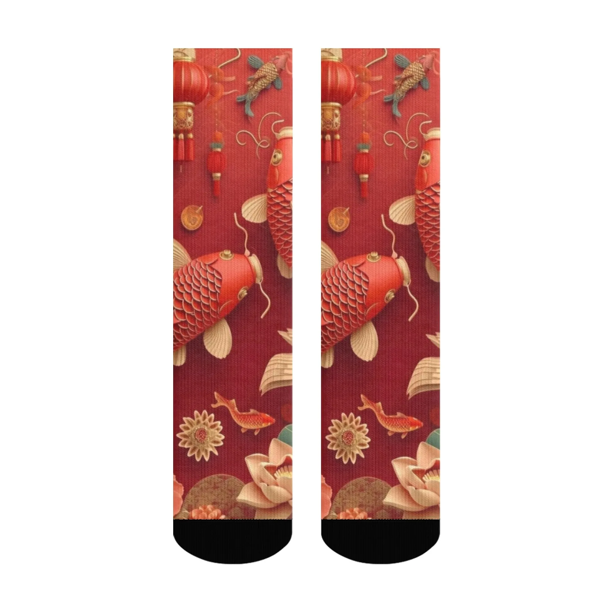 Red koi illustration Print Men's Socks Comfortable Breathable Non-slip Casual Socks Harajuku Retro Street Hip-Hop Socks Gift
Red koi illustration Print Men's Socks Comfortable Breathable Non-slip Casual Socks Harajuku Retro Street Hip-Hop Socks Gift