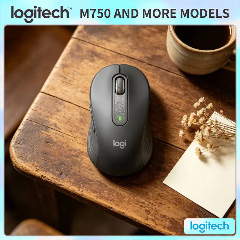 Logitech M750 Ergonomic Mouse - Custom Buttons Soft Grips 90% Noise Reduction 3-Device Switch 24-Month Battery Home Office Pick
Logitech M750 Ergonomic Mouse - Custom Buttons Soft Grips 90% Noise Reduction 3-Device Switch 24-Month Battery Home Office Pick