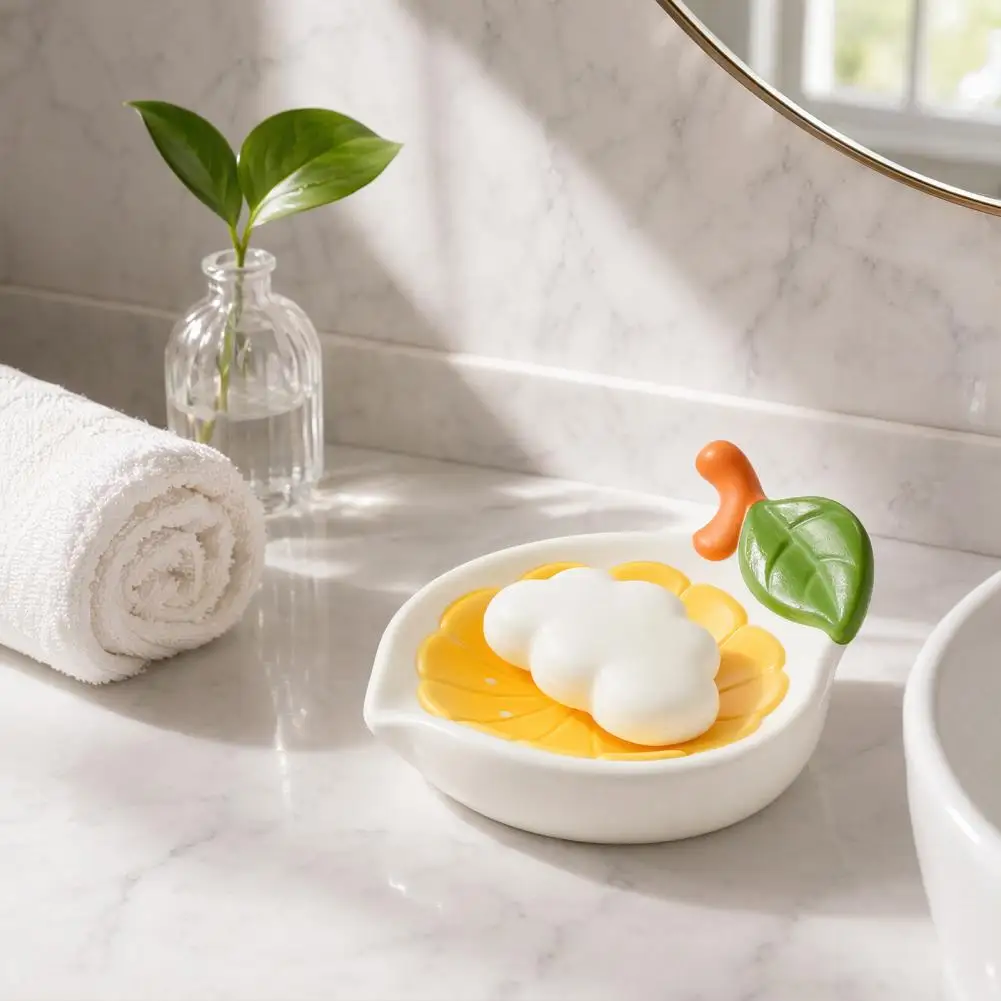Shaped Soap Holder Shape Soap Box with Inclined Drainage Design Non-slip Base Soap Dish for Bathroom Kitchen Stable Dry Holder
Shaped Soap Holder Shape Soap Box with Inclined Drainage Design Non-slip Base Soap Dish for Bathroom Kitchen Stable Dry Holder