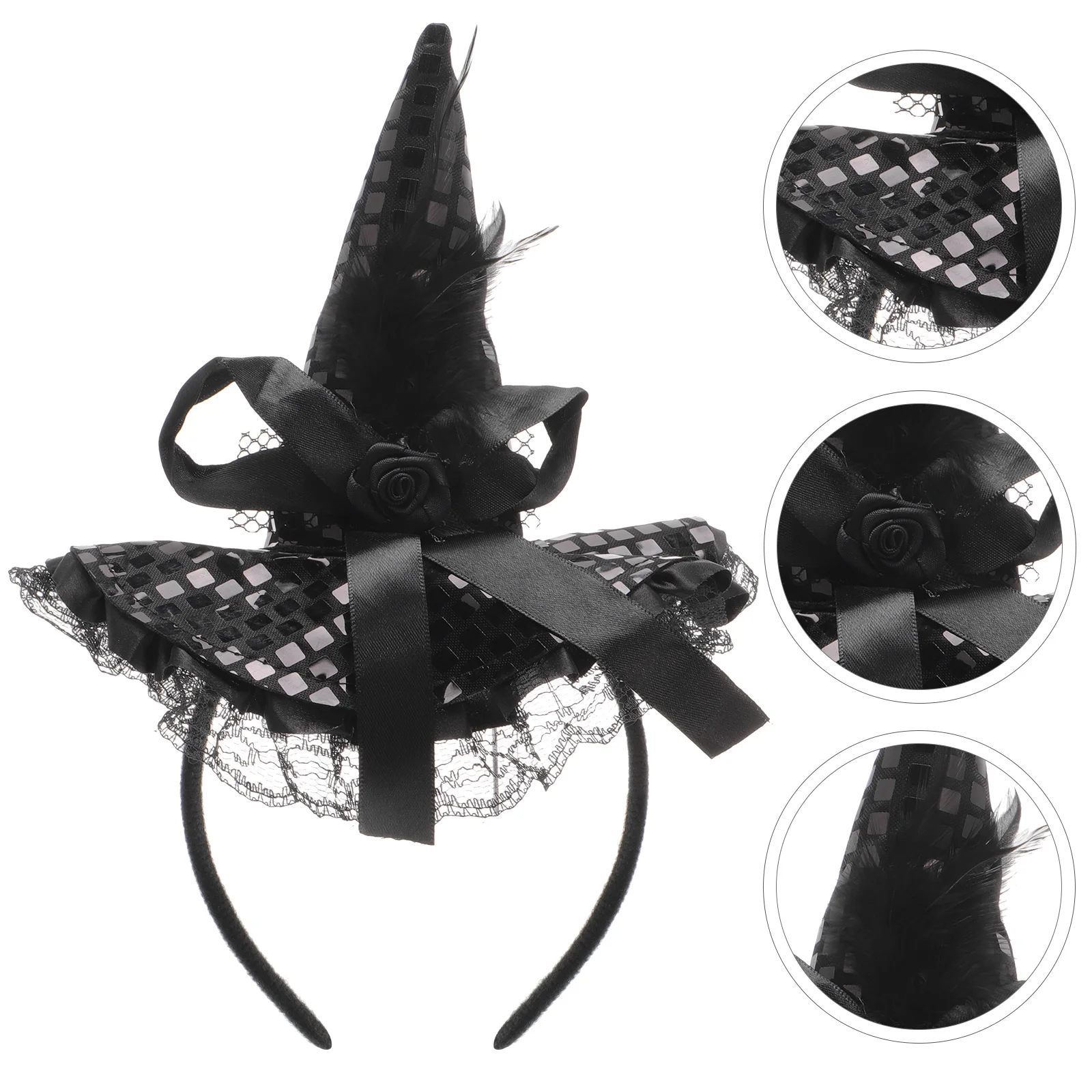 1pc Halloween Witch Headband Durable Cloth Lightweight Breathable Material Unique Photo Prop Reusable Hair Decor Costumes
1pc Halloween Witch Headband Durable Cloth Lightweight Breathable Material Unique Photo Prop Reusable Hair Decor Costumes