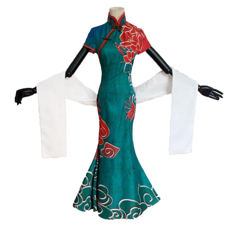 Anime Lady Thirteen Cosplay Costumes Game Identity V Cheongsam for Women Halloween Stage Performance Outfits Chinese Clothes
Anime Lady Thirteen Cosplay Costumes Game Identity V Cheongsam for Women Halloween Stage Performance Outfits Chinese Clothes