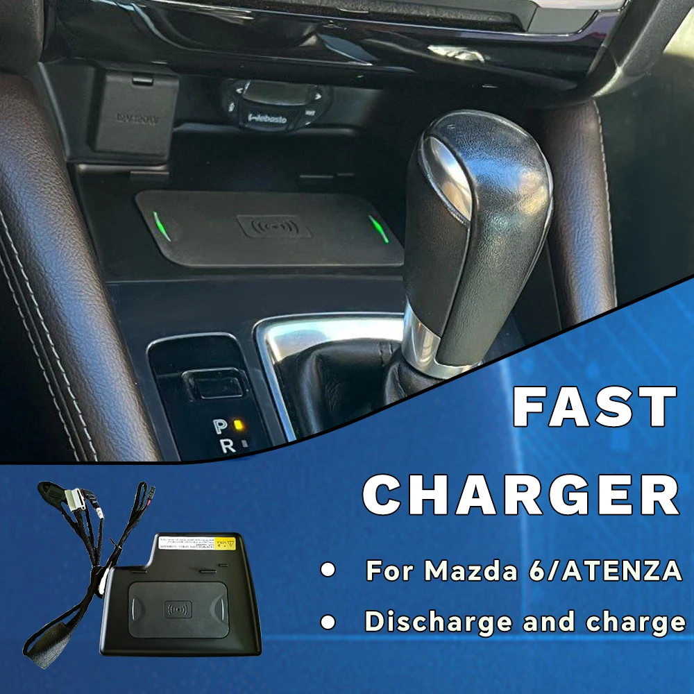 Car Wireless Charger For Mazda 6/ATENZA 2014 2015 2016 2017 2018 For Samsung Fast Phone Charge Mobile Stand Accessories Interior
Car Wireless Charger For Mazda 6/ATENZA 2014 2015 2016 2017 2018 For Samsung Fast Phone Charge Mobile Stand Accessories Interior