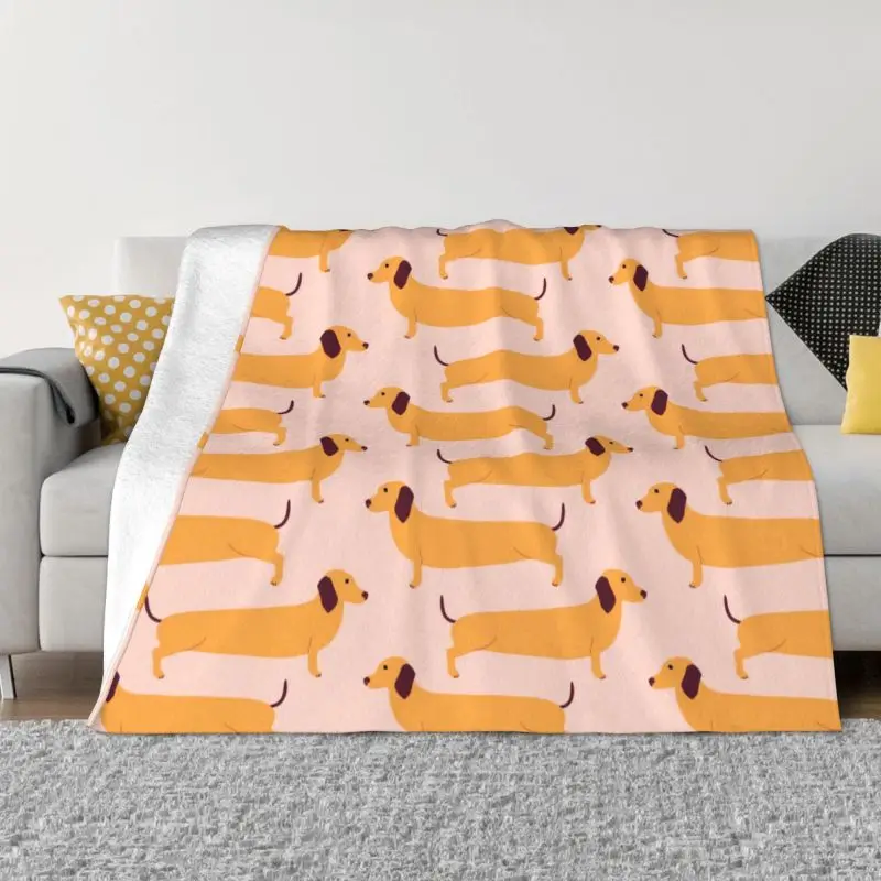 Puppy Dachshund Blankets Warm Flannel Sausage Dog Throw Blanket for Bed Travel Rug Piece
Puppy Dachshund Blankets Warm Flannel Sausage Dog Throw Blanket for Bed Travel Rug Piece