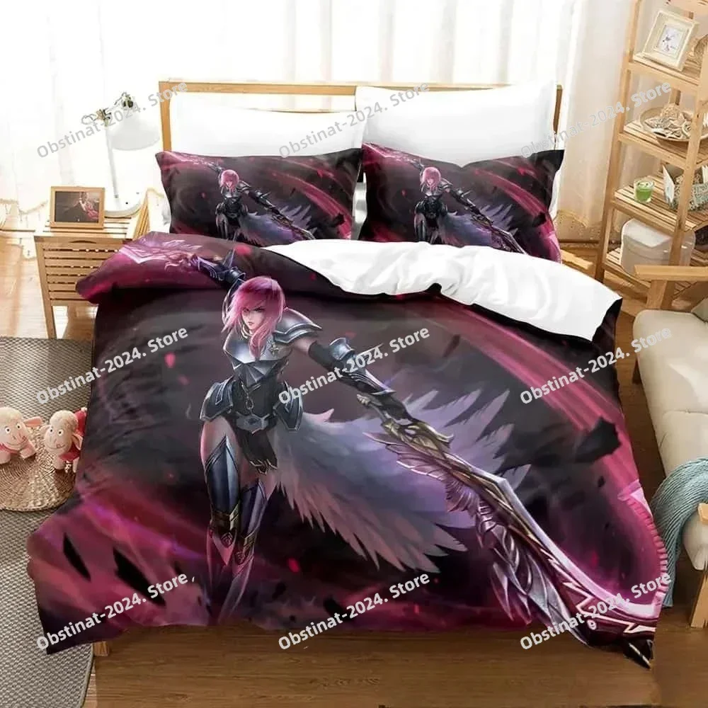3D Anime Game FINAL FANTASY XIII-2 Bedding Set Printed single Comforter Quilt Bed Cover Pillow Case 3 Pieces Set Kids Adult Size
3D Anime Game FINAL FANTASY XIII-2 Bedding Set Printed single Comforter Quilt Bed Cover Pillow Case 3 Pieces Set Kids Adult Size