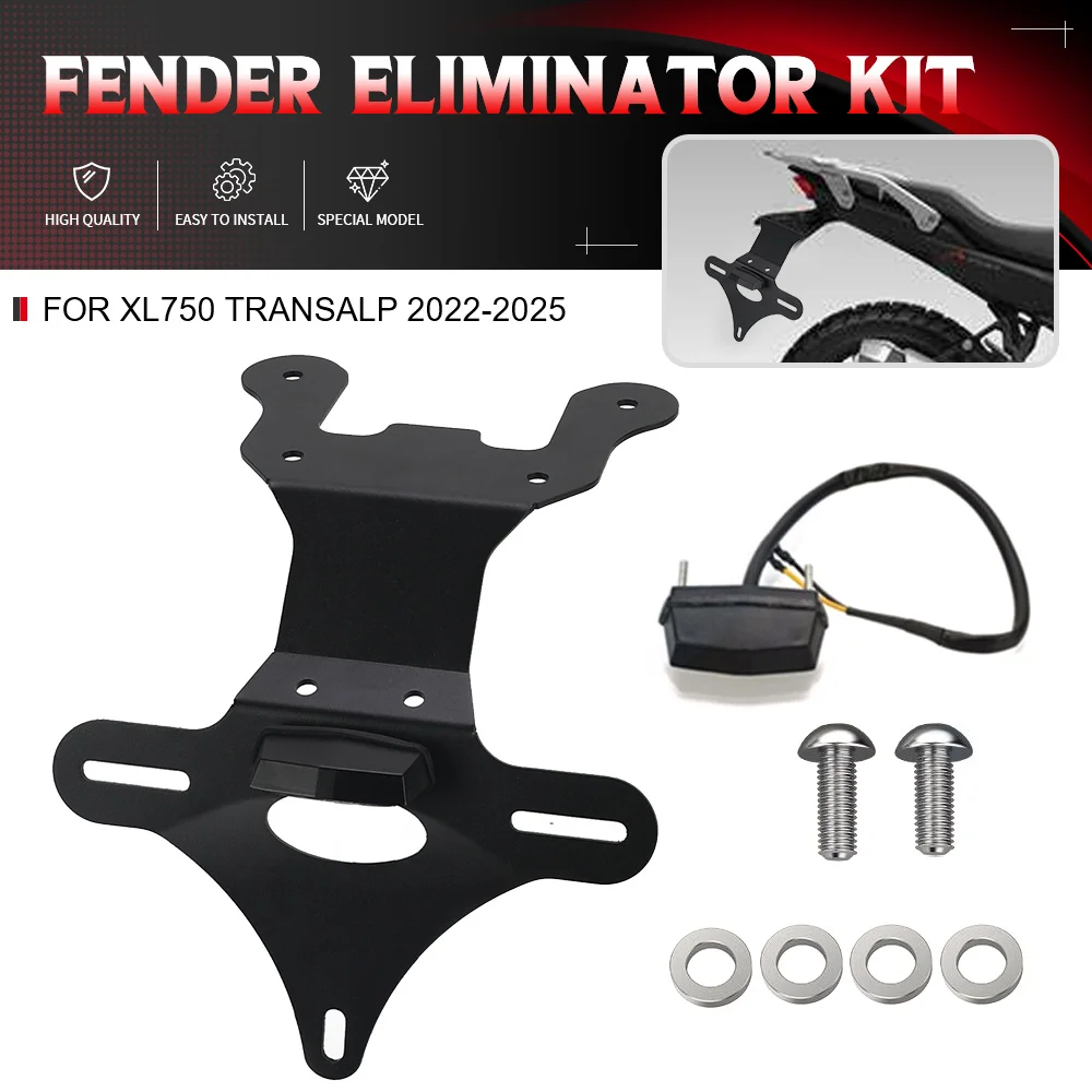 For Honda XL750 Transalp 2022-2023-2024-2025 License Plate Relocation Bracket Motorcycle Accessories Fender Eliminator Kit
For Honda XL750 Transalp 2022-2023-2024-2025 License Plate Relocation Bracket Motorcycle Accessories Fender Eliminator Kit