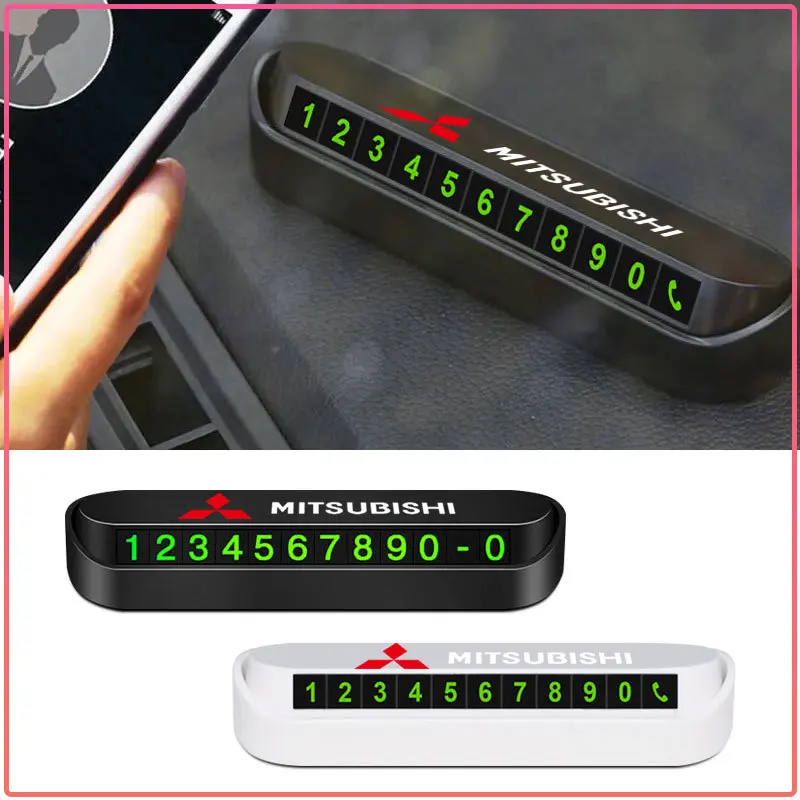 1Pcs Car Temporary Parking Card Plate Badge Car Styling Emblem For Mitsubishi ASX Lancer Pajero Outlander L200 EVO Lancer EX
1Pcs Car Temporary Parking Card Plate Badge Car Styling Emblem For Mitsubishi ASX Lancer Pajero Outlander L200 EVO Lancer EX