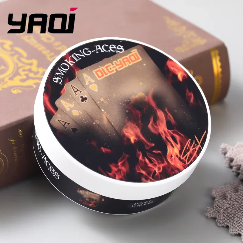 YAQI New Design Smoking Aces Artisan Мыло для бритья 170 г для мужчин Догляд Essential
YAQI New Design Smoking Aces Artisan Мыло для бритья 170 г для мужчин Догляд Essential