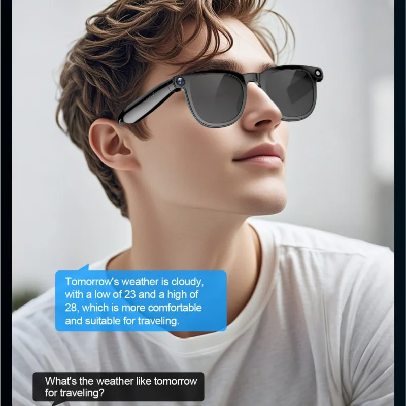 Hot Smart Glasses With 800W Camera AI Anti Shake Camera Recognition Of All Things Translation Call Recording Voice DropShipping
Hot Smart Glasses With 800W Camera AI Anti Shake Camera Recognition Of All Things Translation Call Recording Voice DropShipping