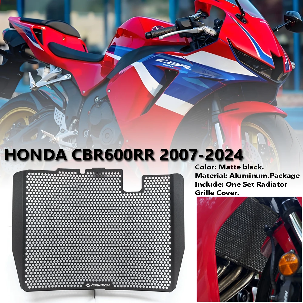 for Honda CBR600RR 2007-2024 Honeycomb water tank mesh motorcycle radiator core shield grille cover protection
for Honda CBR600RR 2007-2024 Honeycomb water tank mesh motorcycle radiator core shield grille cover protection