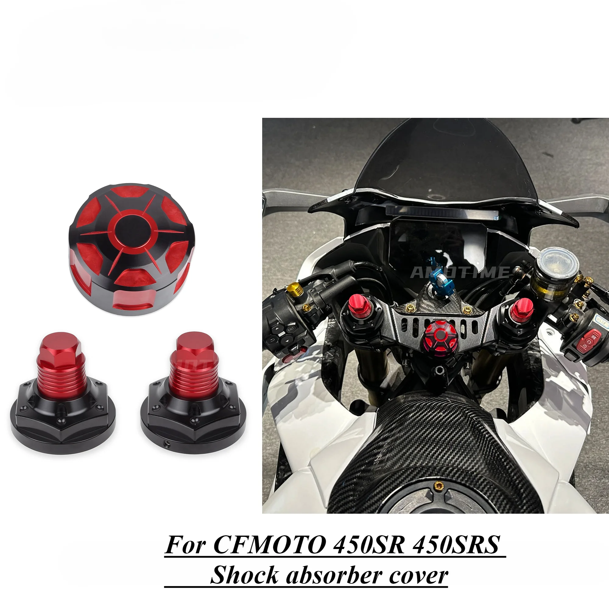 Для CFMOTO CF MOTO 450 SR SS 450 450SR аксессуары для мотоциклов Противоударная вилка подвеска верхняя крышка
Для CFMOTO CF MOTO 450 SR SS 450 450SR аксессуары для мотоциклов Противоударная вилка подвеска верхняя крышка