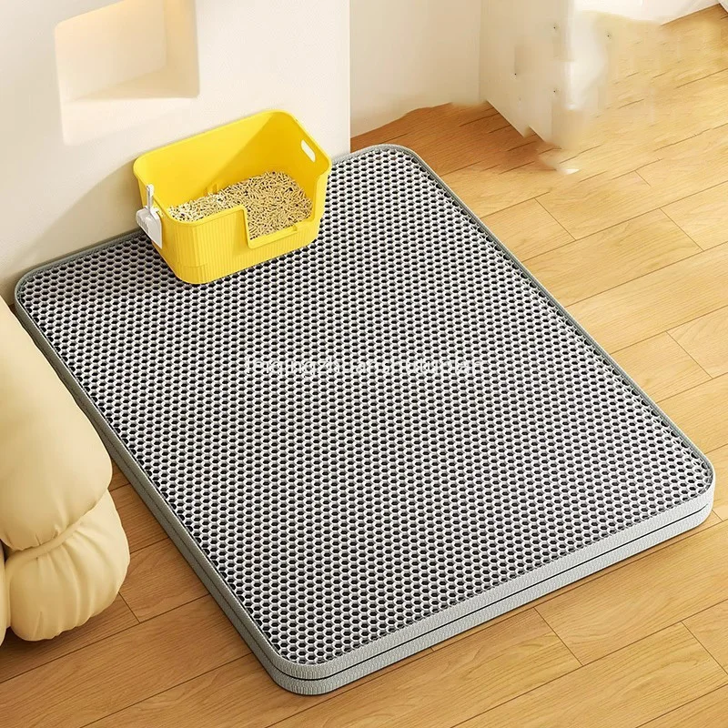 Cat litter pad double-layer filter oversized splash-proof sand-controlling washable dirt-proof pet pad
Cat litter pad double-layer filter oversized splash-proof sand-controlling washable dirt-proof pet pad
