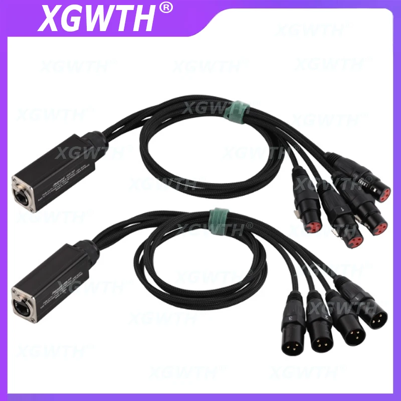 XLR Audio Snake 4 Channel 3 Pin Multi Network Breakout for Stage and Recording Studio Female& Male Cable Stage Audio NE8F-S4M
XLR Audio Snake 4 Channel 3 Pin Multi Network Breakout for Stage and Recording Studio Female& Male Cable Stage Audio NE8F-S4M