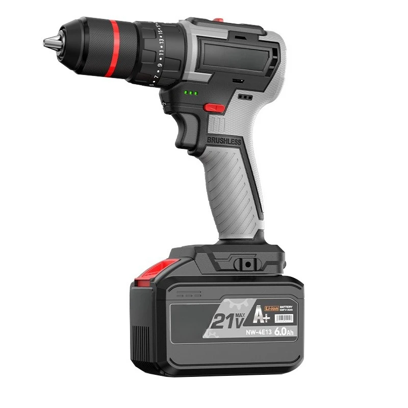 Brushless Lithium Electric Drill Rechargeable Hand Electric Drill Household Industrial Grade Electric Screwdriver
Brushless Lithium Electric Drill Rechargeable Hand Electric Drill Household Industrial Grade Electric Screwdriver