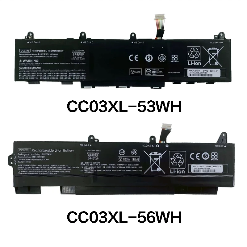 Laptop Battery CC03XL For ZBook Firefly 14 G7 G8 EliteBook 830 835 840 845 G7 G8 Probook 635 Aero G7 G8 Series 11.55V/56WH/53WH
Laptop Battery CC03XL For ZBook Firefly 14 G7 G8 EliteBook 830 835 840 845 G7 G8 Probook 635 Aero G7 G8 Series 11.55V/56WH/53WH
