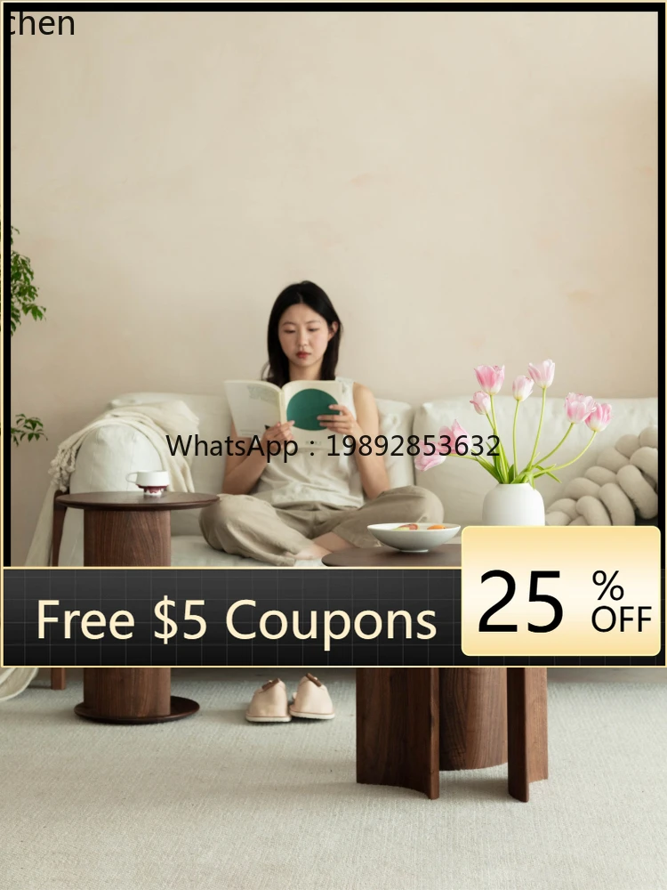 W1 круглый журнальный столик из цельного дерева для гостиной, бытовой чайный столик, балкон
W1 круглый журнальный столик из цельного дерева для гостиной, бытовой чайный столик, балкон