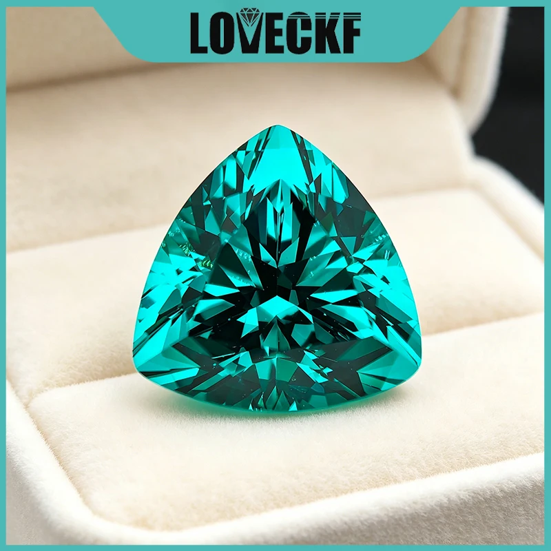 Paraiba Trillion Cut Lab Diamond Yttrium Aluminium Garnet Loose Gemstone YAG Stone for Trendy Jewelry Making And DIY
Paraiba Trillion Cut Lab Diamond Yttrium Aluminium Garnet Loose Gemstone YAG Stone for Trendy Jewelry Making And DIY