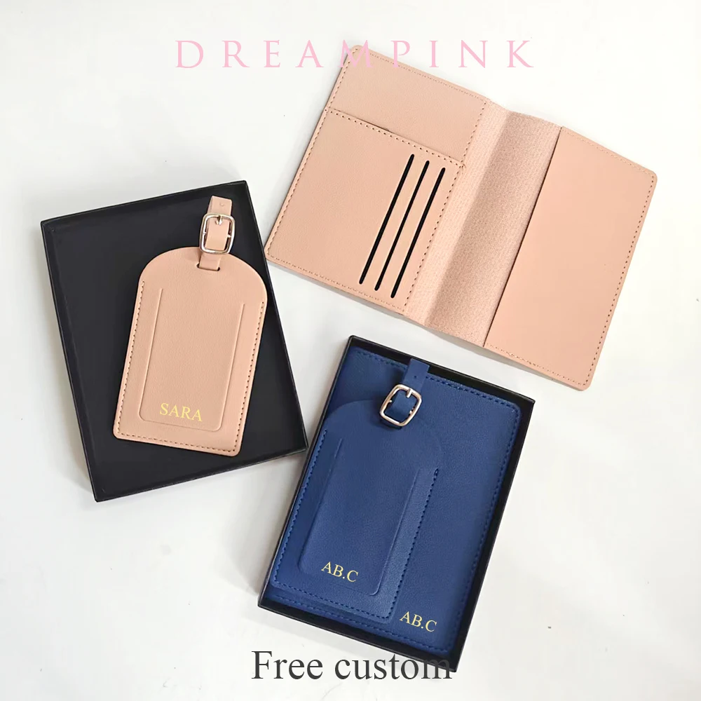 Free Personalisation Initials Travel Passport Holder Gift Box Set Dropshipping Custom Name Boarding Passport Cover Luggage Tag
Free Personalisation Initials Travel Passport Holder Gift Box Set Dropshipping Custom Name Boarding Passport Cover Luggage Tag