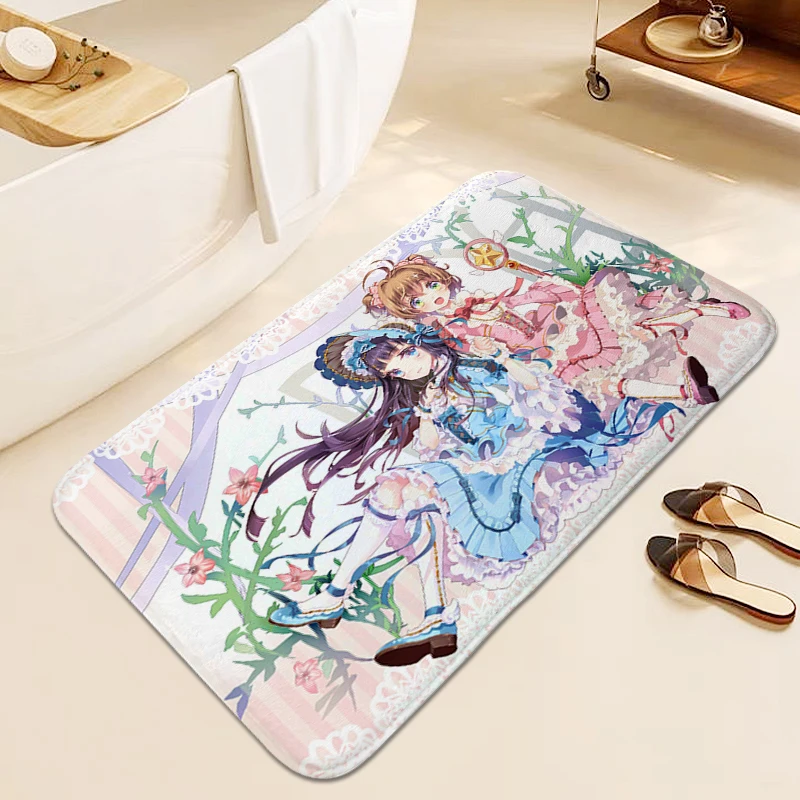 Carpets for Living Room Sakura Card Captors Hallway Veranda Bathroom Mat Children's Bedroom Carpet Custom Kitchen Treadmill Rugs
Carpets for Living Room Sakura Card Captors Hallway Veranda Bathroom Mat Children's Bedroom Carpet Custom Kitchen Treadmill Rugs
