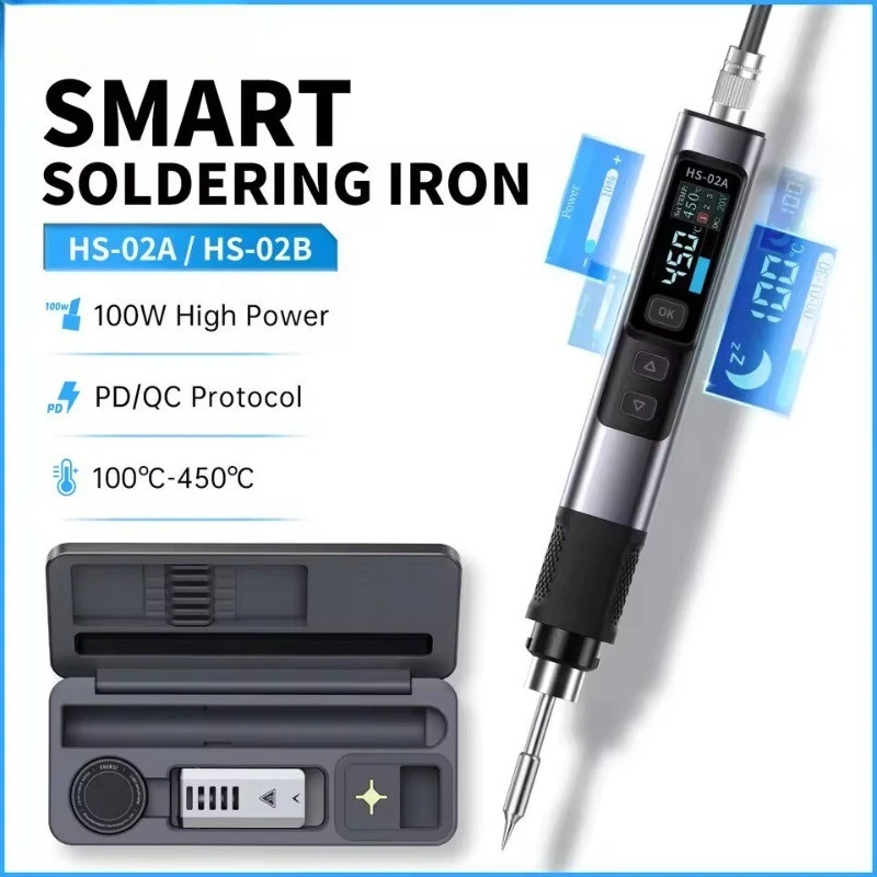 Adjustable Temperature Soldering Iron Repair Tool HC-02
Adjustable Temperature Soldering Iron Repair Tool HC-02