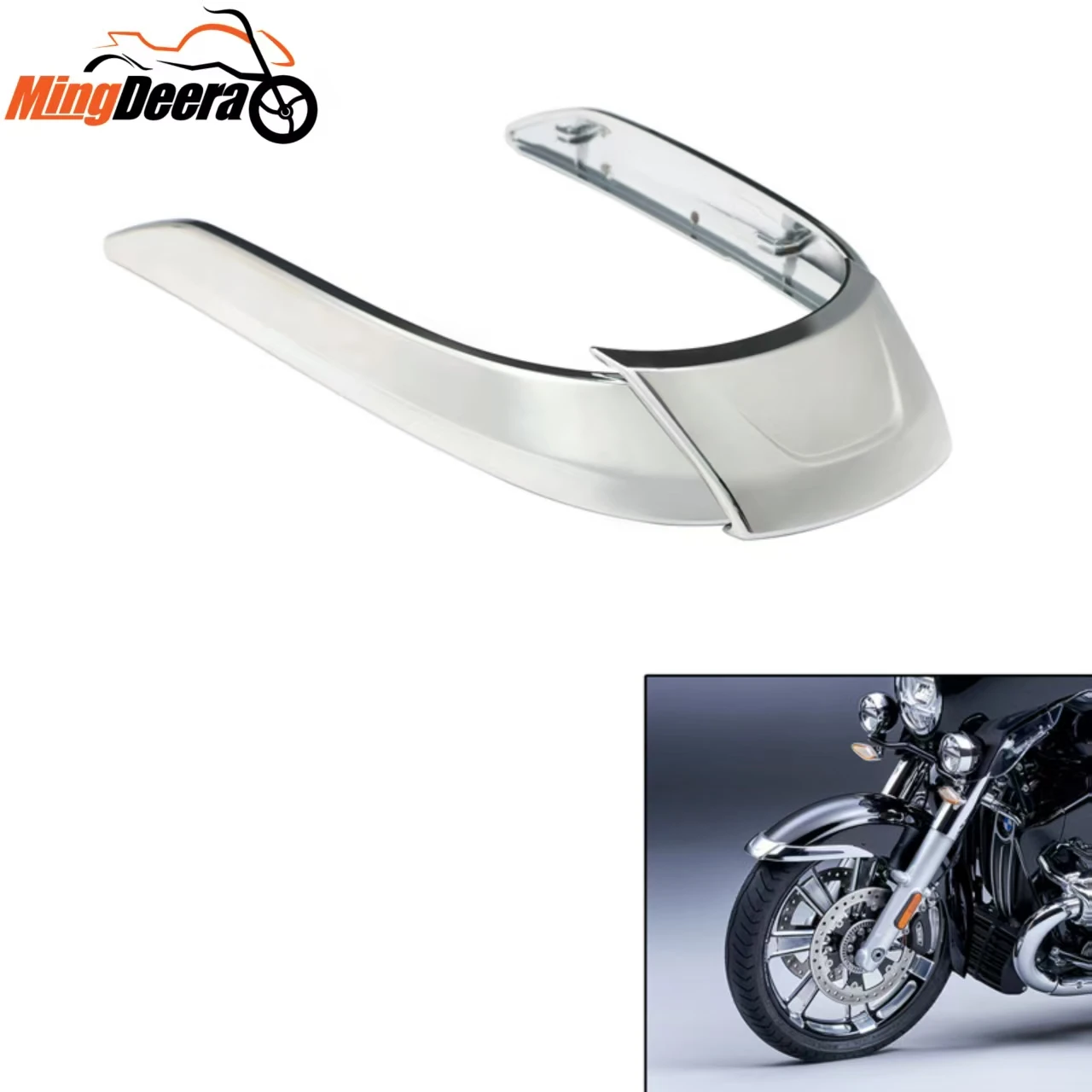 Motorcycle Chrome Front Fender Trim Fit For BMW R18B R18 Transcontinental 2021-2025
Motorcycle Chrome Front Fender Trim Fit For BMW R18B R18 Transcontinental 2021-2025