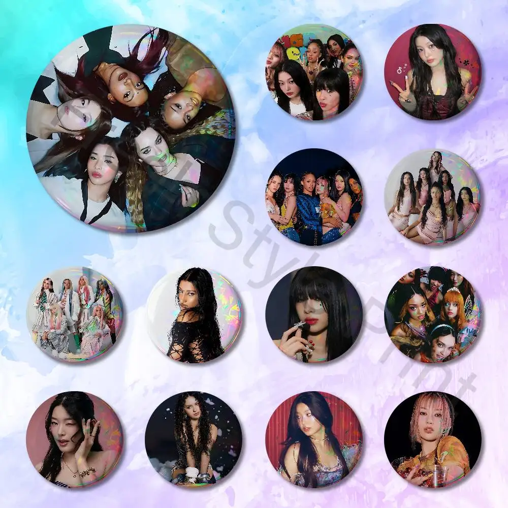 Hot Music K-KATSEYE 32mm 58mm 75mm 44mm 25mm Anime Badges Brooches DIY Pins Decorations Birthday Gifts
Hot Music K-KATSEYE 32mm 58mm 75mm 44mm 25mm Anime Badges Brooches DIY Pins Decorations Birthday Gifts