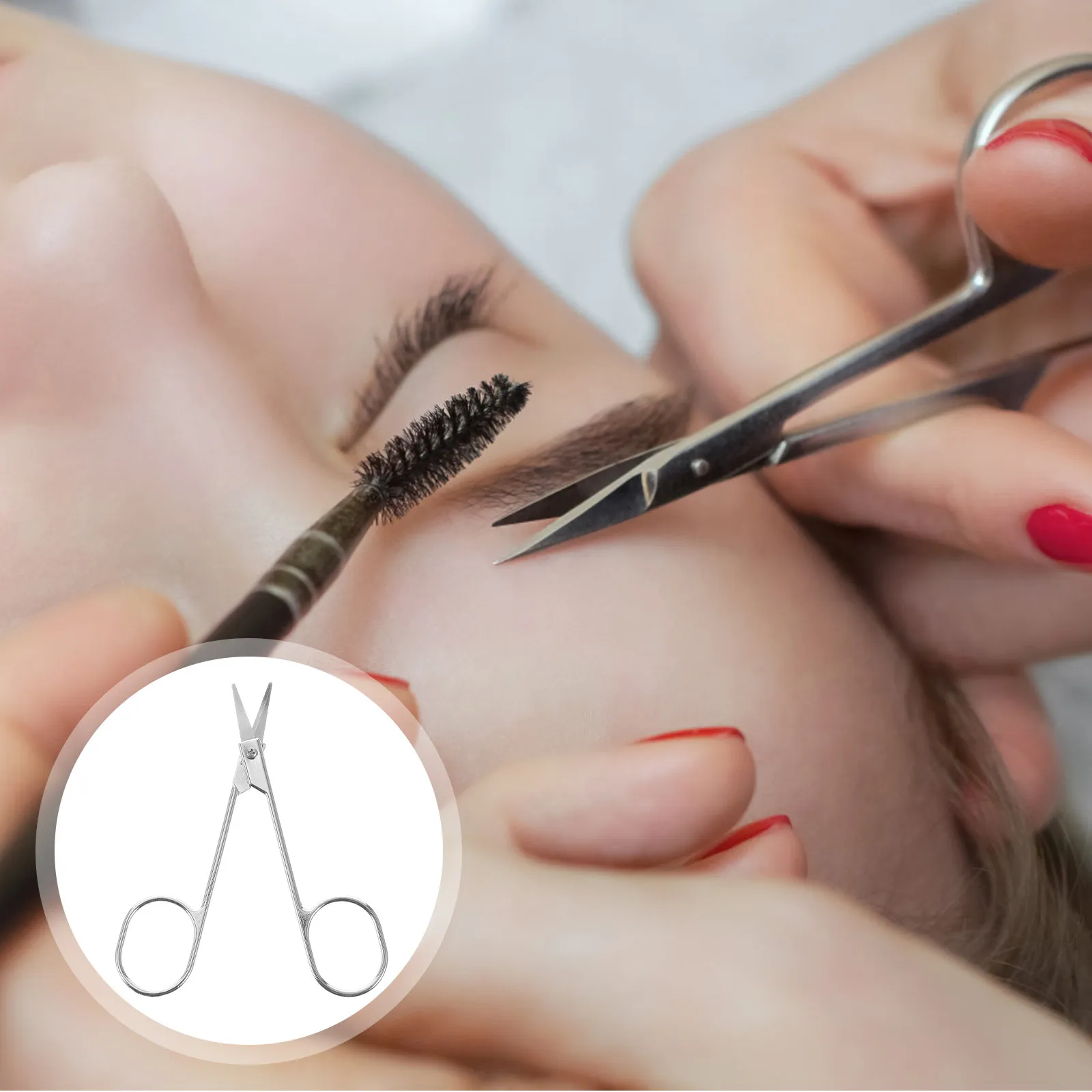 6pcs Stainless Steel Eyebrow Scissors Nose Hair Cutting Tools Vibrissa Trimmer Glossy Finish Easy Grip Long Lasting Durability
6pcs Stainless Steel Eyebrow Scissors Nose Hair Cutting Tools Vibrissa Trimmer Glossy Finish Easy Grip Long Lasting Durability