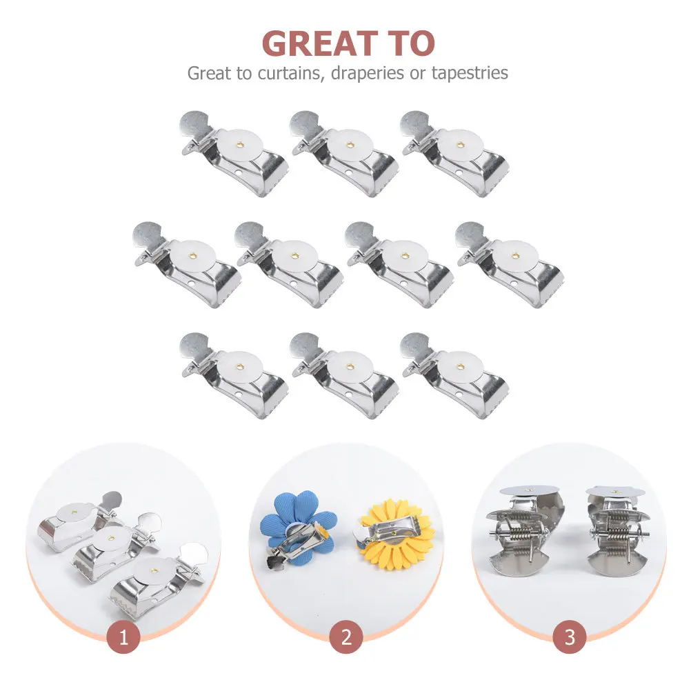 10Pcs Curtain Tieback Clips Strong Clamp No Rust Curtain Holdbacks for Living Room Bedroom Office Drapery Accessories
10Pcs Curtain Tieback Clips Strong Clamp No Rust Curtain Holdbacks for Living Room Bedroom Office Drapery Accessories