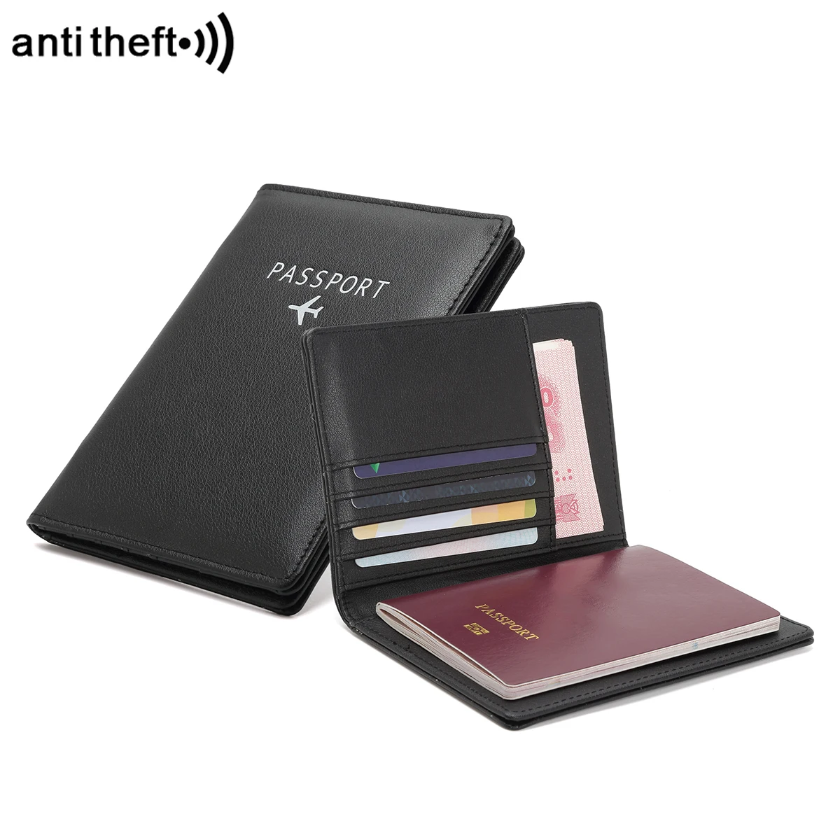 RFID Anti-Theft Brush Document Bag, Passport Holder, Ticket, Credit Card Storage, Multi-functional, for overseas Travel
RFID Anti-Theft Brush Document Bag, Passport Holder, Ticket, Credit Card Storage, Multi-functional, for overseas Travel
