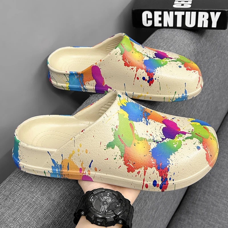 Брендовые тапочки Eva, резиновые получешки для мужчин и женщин, непромокаемые садовые сабо, обувь для шеф-повара с закрытым носком, ресторан, кухня, работа
Брендовые тапочки Eva, резиновые получешки для мужчин и женщин, непромокаемые садовые сабо, обувь для шеф-повара с закрытым носком, ресторан, кухня, работа