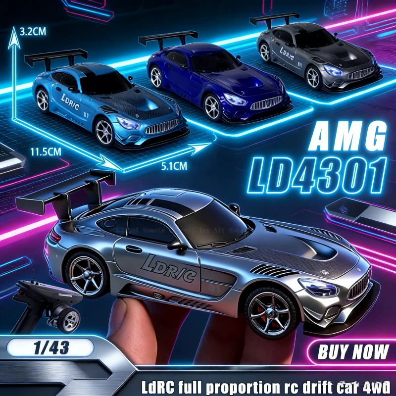 Радиоуправляемая дрифт-машина LDRC Full Proportion 4WD | Мини-гоночная машинка с гироскопом и пультом управления 2.4G (игрушки для детей и подарки для взрослых)
Радиоуправляемая дрифт-машина LDRC Full Proportion 4WD | Мини-гоночная машинка с гироскопом и пультом управления 2.4G (игрушки для детей и подарки для взрослых)