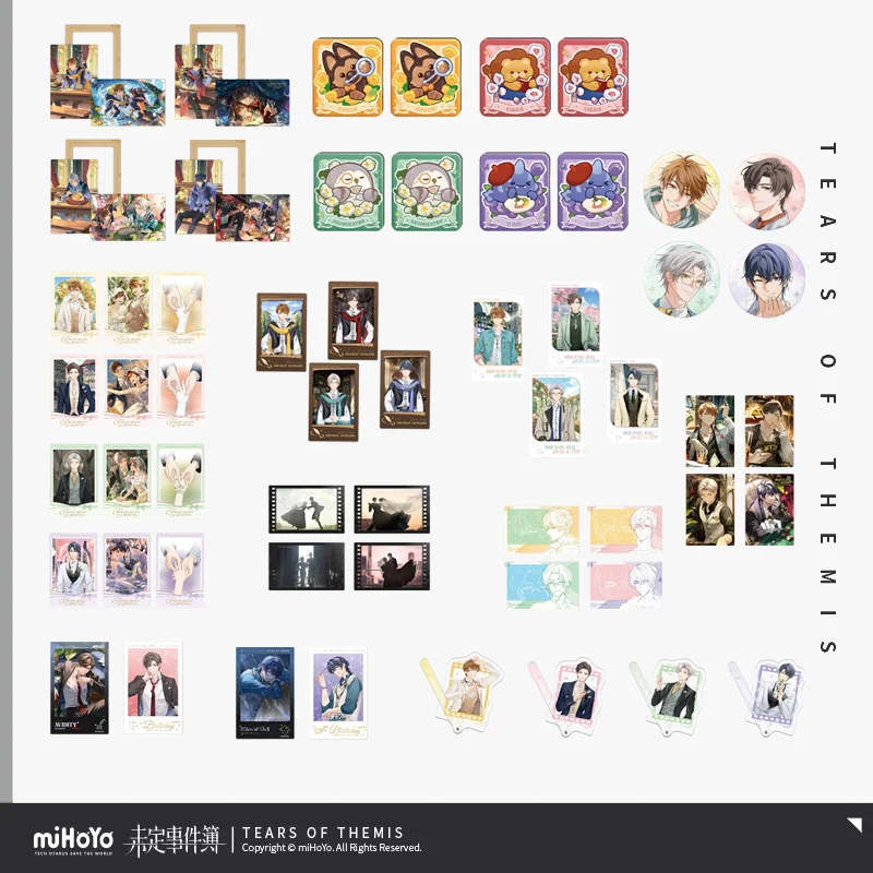 Sunsyea Tears of Themis Official Merch miHoYo MZ Series Badge Cards Raven Libra King Adjudicator
Sunsyea Tears of Themis Official Merch miHoYo MZ Series Badge Cards Raven Libra King Adjudicator