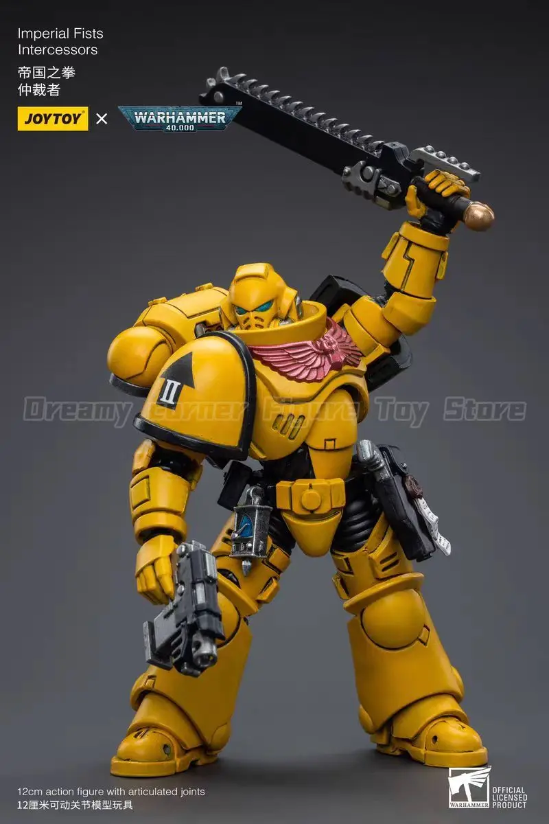 【Доставка в течение 24 часов】Фигурка JOYTOY Warhammer 40K Imperial Fists Intercessors в масштабе 1/18
【Доставка в течение 24 часов】Фигурка JOYTOY Warhammer 40K Imperial Fists Intercessors в масштабе 1/18