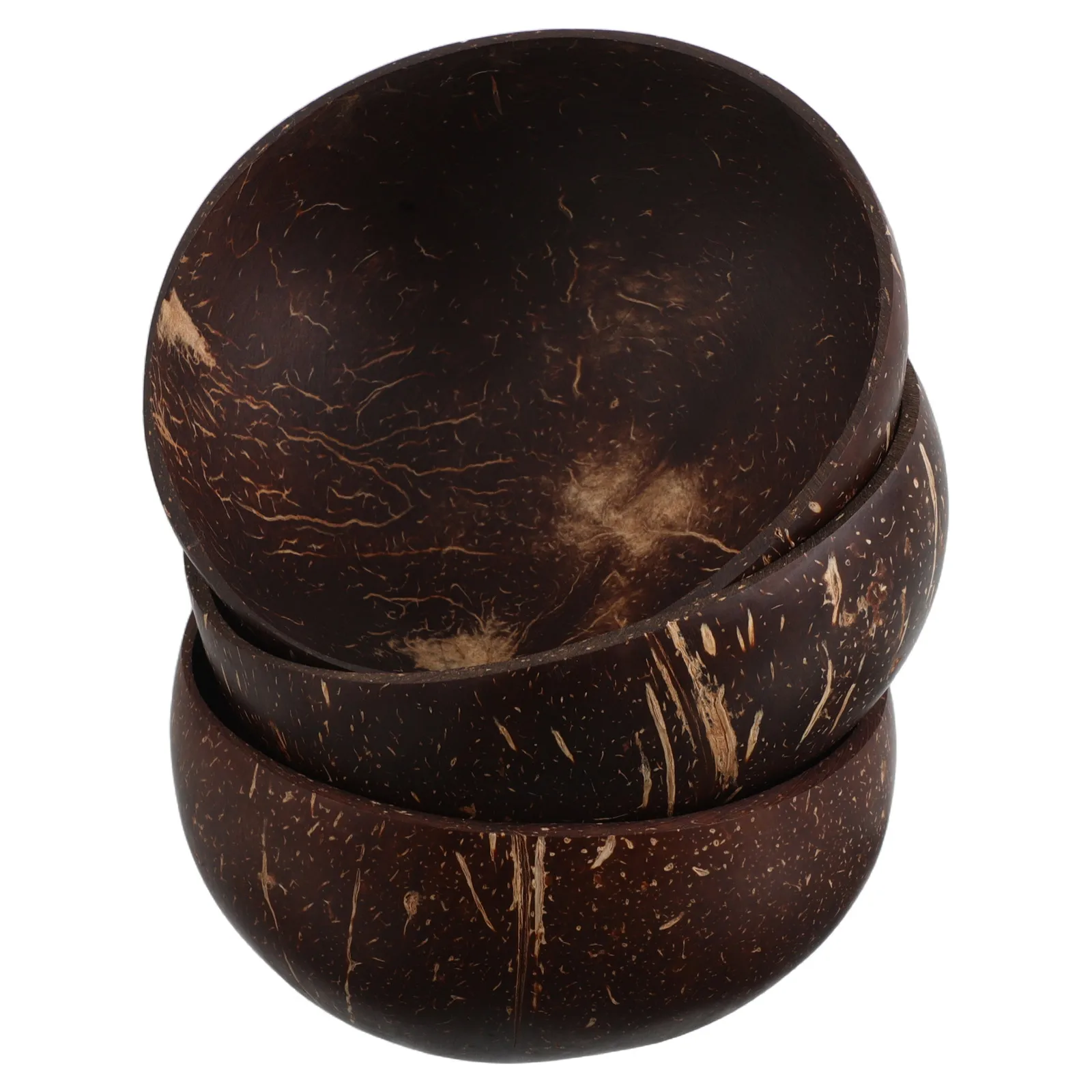 3 Pcs Coconut Shell Bowl Natural Safe Versatile Usage Sturdy Design Unique Texture Kitchen Fruit Candy Holder
3 Pcs Coconut Shell Bowl Natural Safe Versatile Usage Sturdy Design Unique Texture Kitchen Fruit Candy Holder