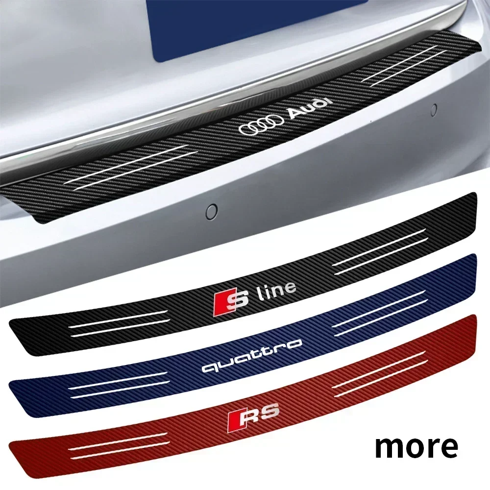 1Pcs Car Carbon Fiber Trunk Anti-kick Scratch Protection Sticker For AUDI Sline Q7 Q5 Quattro Q3 A6 C7 TT Q4 RS A3 A5 A4 A1 A7
1Pcs Car Carbon Fiber Trunk Anti-kick Scratch Protection Sticker For AUDI Sline Q7 Q5 Quattro Q3 A6 C7 TT Q4 RS A3 A5 A4 A1 A7
