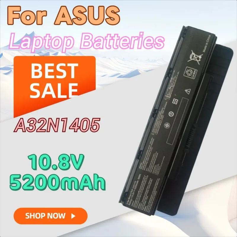 New 10.8V 5200mAh Laptop Battery A32LI9H A32N1405 A32N14O5 for ASUS G551JK G551 G551J G551JM N751JK N551VW G551JW N751 N551 N751
New 10.8V 5200mAh Laptop Battery A32LI9H A32N1405 A32N14O5 for ASUS G551JK G551 G551J G551JM N751JK N551VW G551JW N751 N551 N751