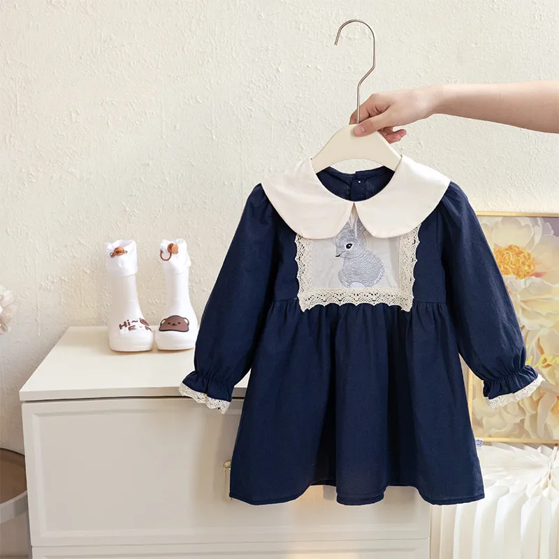 Girls' College Style Dress Spring and Autumn New Children's Korean Edition Western Style Baby Girl Long Sleeve Dress
Girls' College Style Dress Spring and Autumn New Children's Korean Edition Western Style Baby Girl Long Sleeve Dress