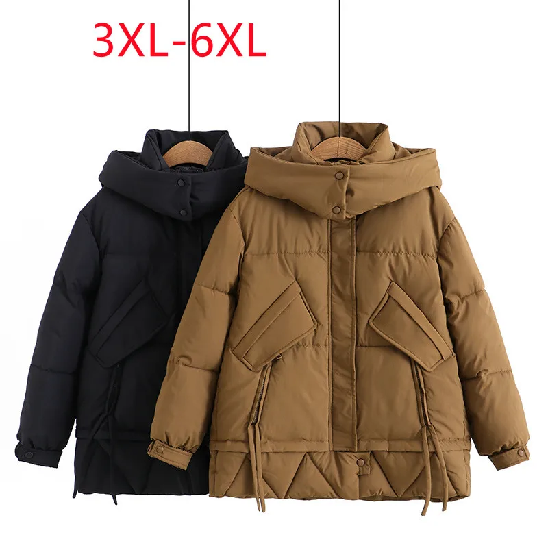 New 2022 Ladies Winter Plus Size Tops For Women Large Size Long Sleeve Hooded black short Coat 3XL 4XL 5XL 6XL
New 2022 Ladies Winter Plus Size Tops For Women Large Size Long Sleeve Hooded black short Coat 3XL 4XL 5XL 6XL
