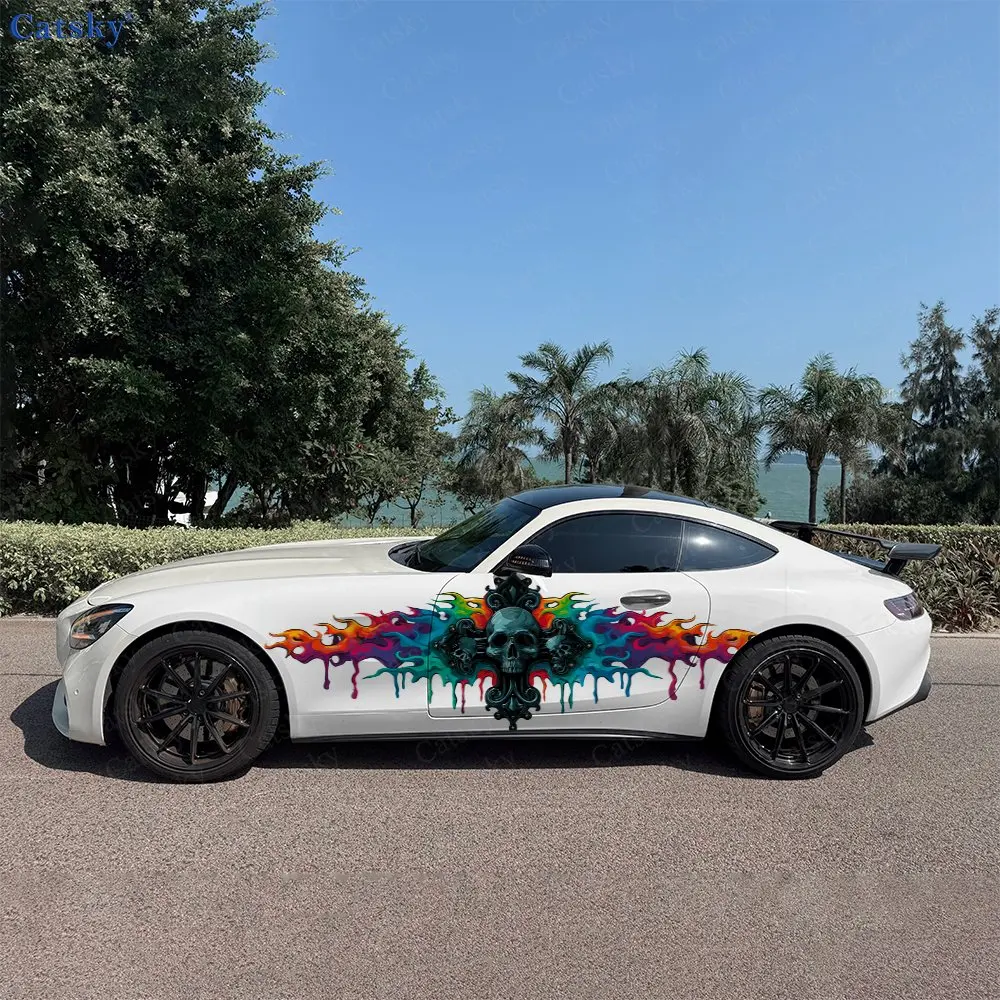 2pcs Skeleton Cross Car Sticker Full Body Decal Decoration Scratches Protect Car Sticker Waterproof Car Vinyl Wraps
2pcs Skeleton Cross Car Sticker Full Body Decal Decoration Scratches Protect Car Sticker Waterproof Car Vinyl Wraps