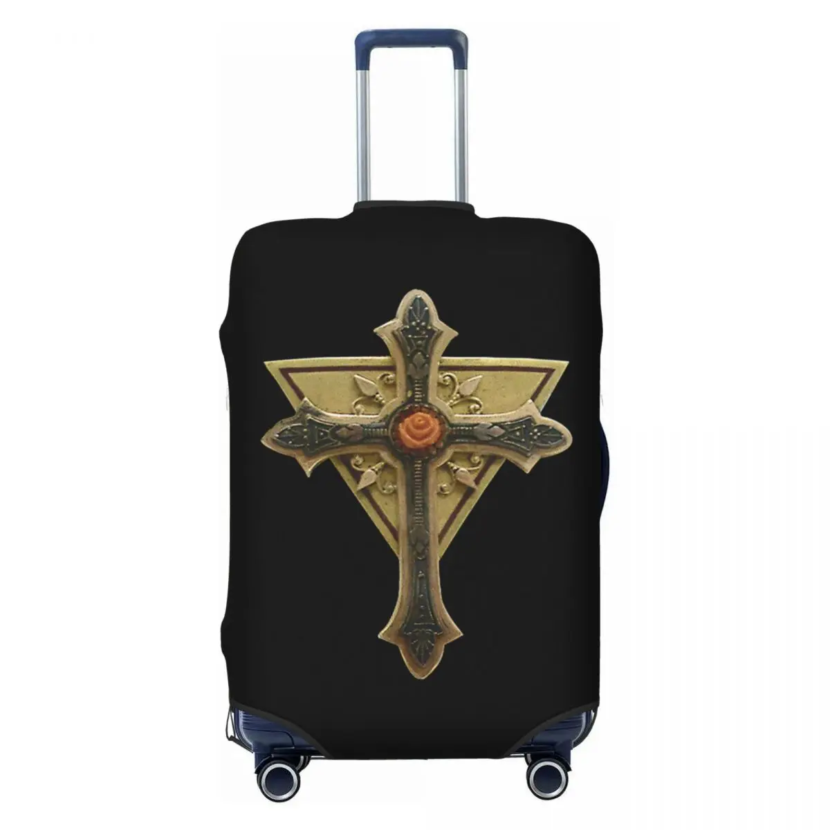 Чехол для багажа с изображением Креста Первого Мастера Розенкрейцерского ордена, эластичный защитный чехол для дорожного чемодана, подходит для чемоданов 18-32 дюймов
Чехол для багажа с изображением Креста Первого Мастера Розенкрейцерского ордена, эластичный защитный чехол для дорожного чемодана, подходит для чемоданов 18-32 дюймов