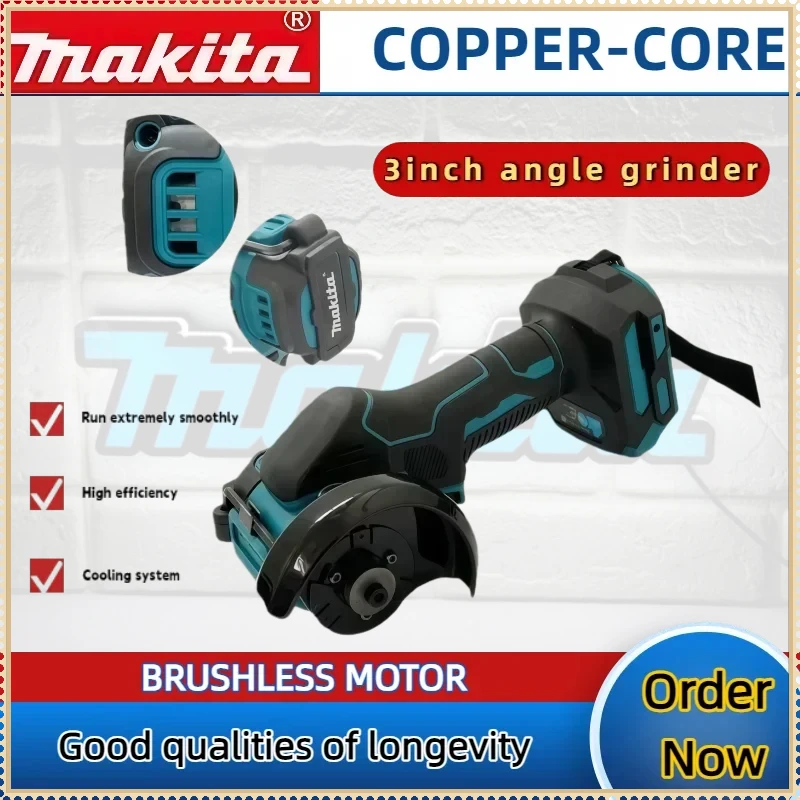 Аккумуляторная мини-угловая шлифмашина Makita 3 дюйма, 18В, для резки, электроинструмент, отрезная пила
Аккумуляторная мини-угловая шлифмашина Makita 3 дюйма, 18В, для резки, электроинструмент, отрезная пила