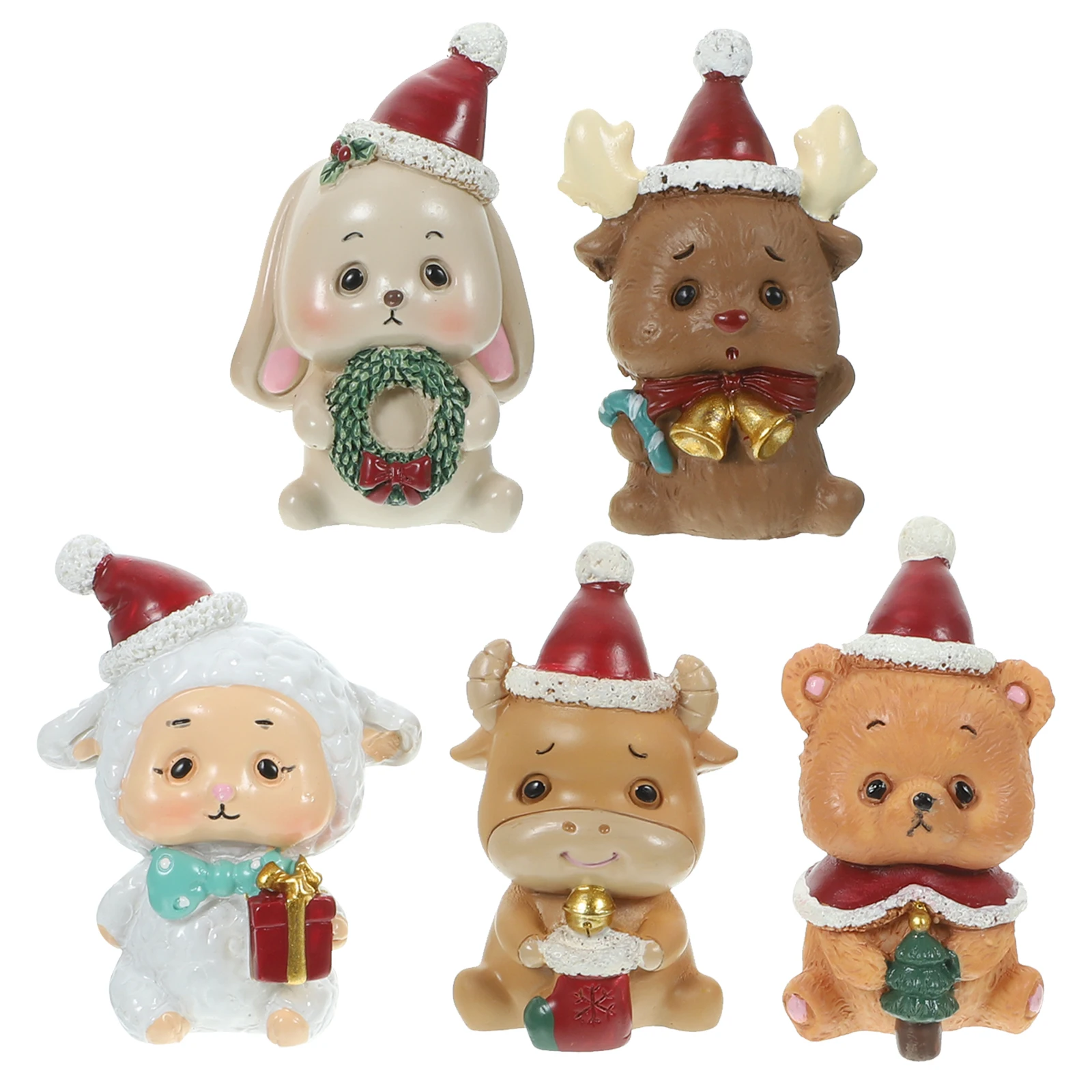 5Pcs Resin Christmas Miniature Animal Decor naments Mini Decor Elk Deer Tiny Statue Resin Craft Animal H made Gifts
5Pcs Resin Christmas Miniature Animal Decor naments Mini Decor Elk Deer Tiny Statue Resin Craft Animal H made Gifts