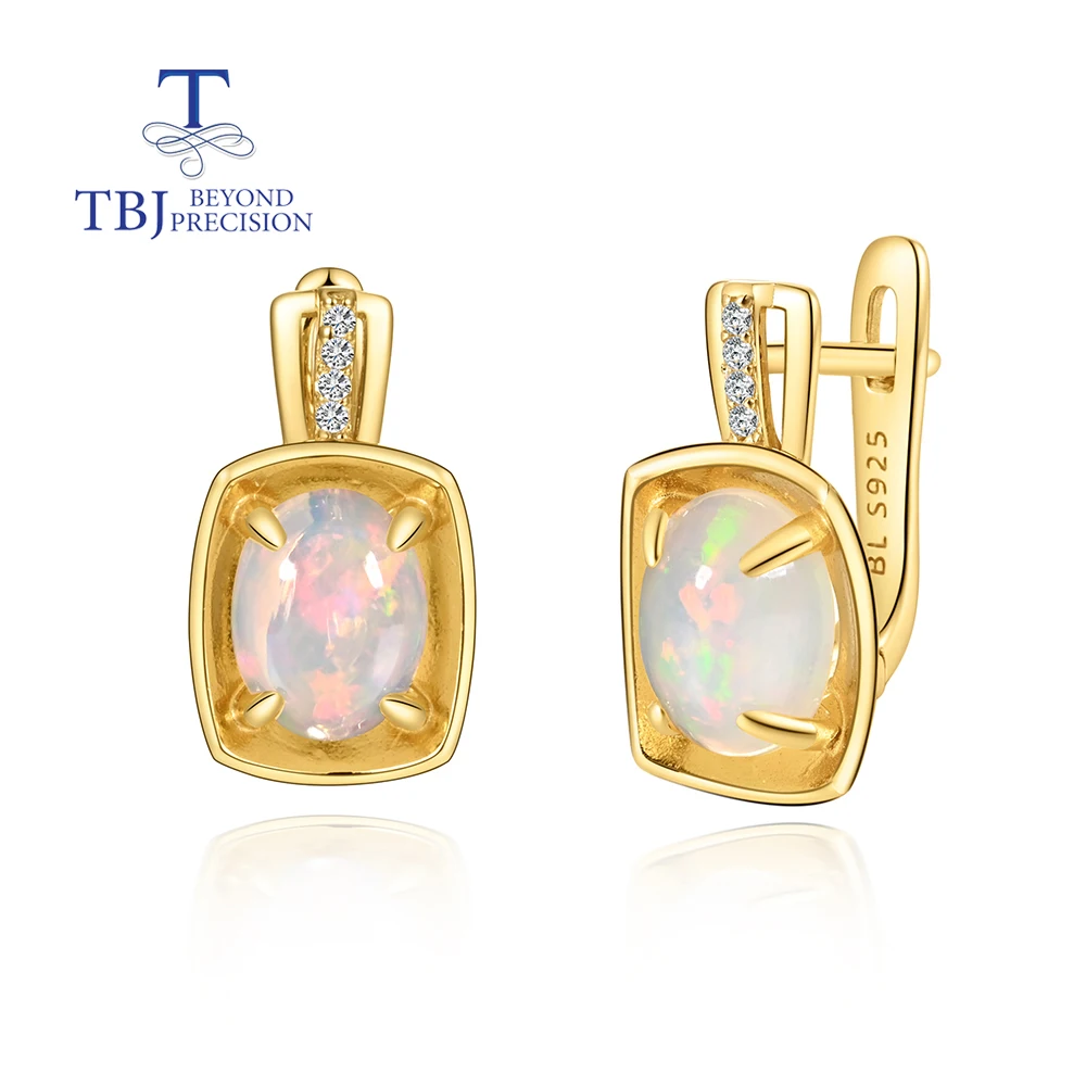 TBJ 100% Ethiopia natural Opal Earrings 925 Sterling silver fine jewelry for women wife nice birthday gift
TBJ 100% Ethiopia natural Opal Earrings 925 Sterling silver fine jewelry for women wife nice birthday gift