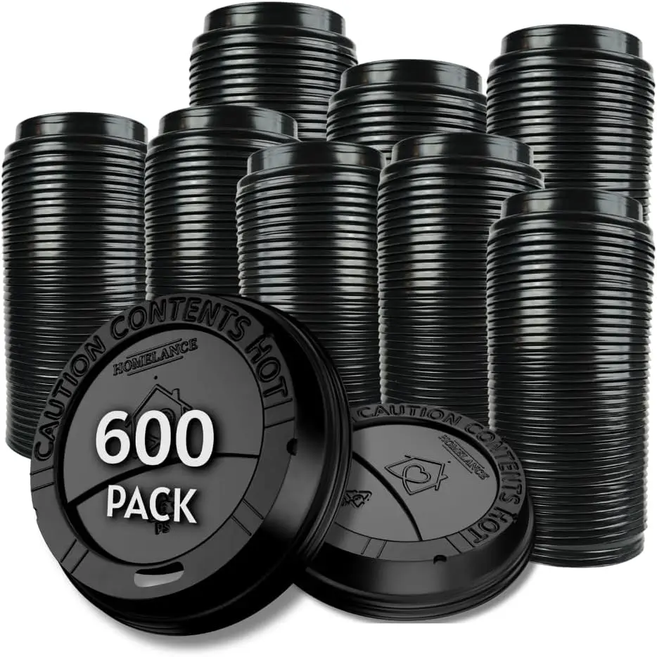 Pack Of 600, Black Disposable Coffee Cup Lids, Coffee Cup Lids 10 oz 12 oz 16 oz 20 oz, Leak-Proof
Pack Of 600, Black Disposable Coffee Cup Lids, Coffee Cup Lids 10 oz 12 oz 16 oz 20 oz, Leak-Proof