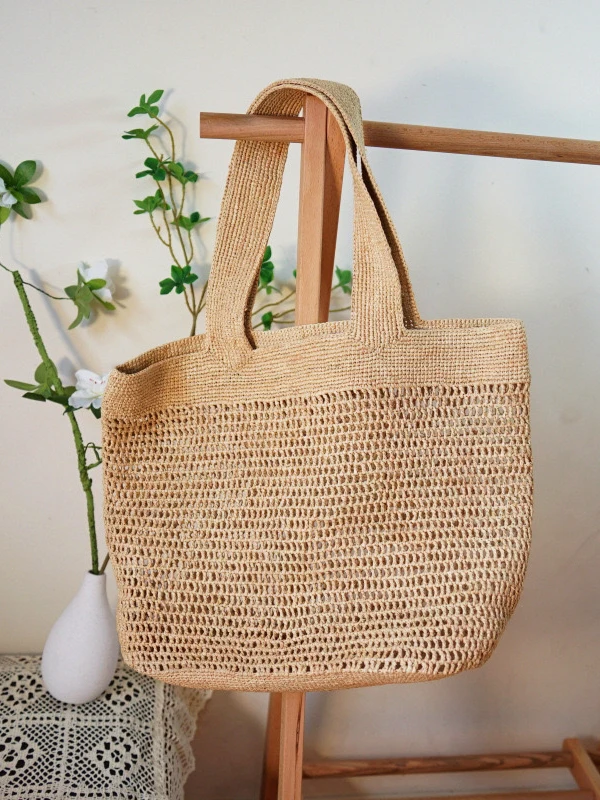 Korean Sle Large Handwoven St Bag Hollow Hook Needle Beach Vaion Women Summer Handbag oulder Bag Commuter Tote Bag
Korean Sle Large Handwoven St Bag Hollow Hook Needle Beach Vaion Women Summer Handbag oulder Bag Commuter Tote Bag