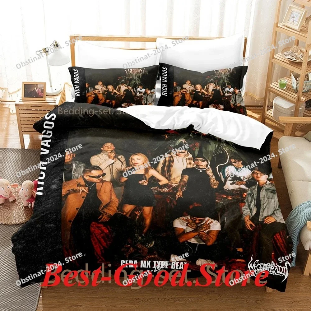 Rich Vagos Bedding Set Single Twin Full Queen King Size Bed Set Adult Kid Bedroom Duvetcover Sets 3D Print Anime Bed Sheet Set
Rich Vagos Bedding Set Single Twin Full Queen King Size Bed Set Adult Kid Bedroom Duvetcover Sets 3D Print Anime Bed Sheet Set