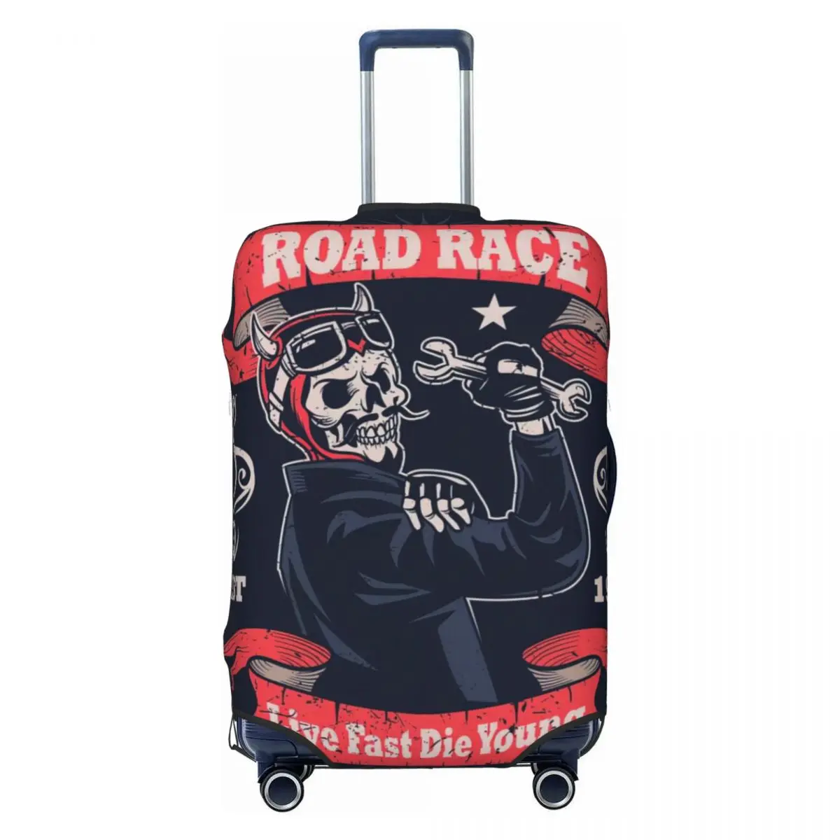 Skull Vintage Motorcycle Emblem Print Luggage Protective Dust Covers Elastic Waterproof 18-32inch Suitcase Cover Travel
Skull Vintage Motorcycle Emblem Print Luggage Protective Dust Covers Elastic Waterproof 18-32inch Suitcase Cover Travel