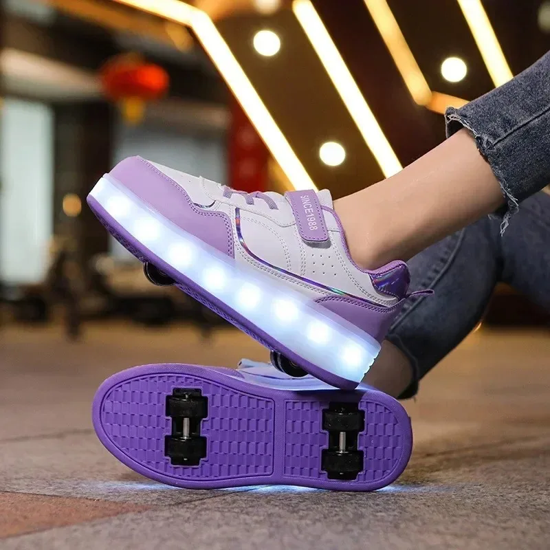 High Aesthetic Four Wheel Roller Skates for Men Women Children Campus Students Autumn Winter Outdoor Skating Shoes
High Aesthetic Four Wheel Roller Skates for Men Women Children Campus Students Autumn Winter Outdoor Skating Shoes