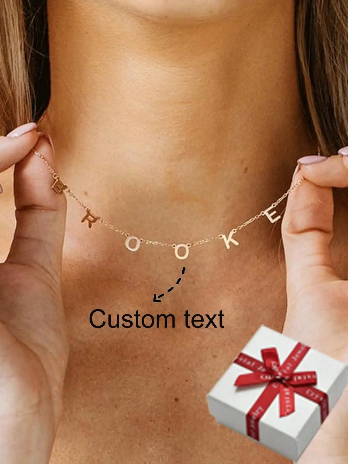 Personalized Classic Name Necklace, Unisex Custom Stainless Steel Letter Necklace, Family Birthday Holiday Gift, Custom Fashion
Personalized Classic Name Necklace, Unisex Custom Stainless Steel Letter Necklace, Family Birthday Holiday Gift, Custom Fashion
