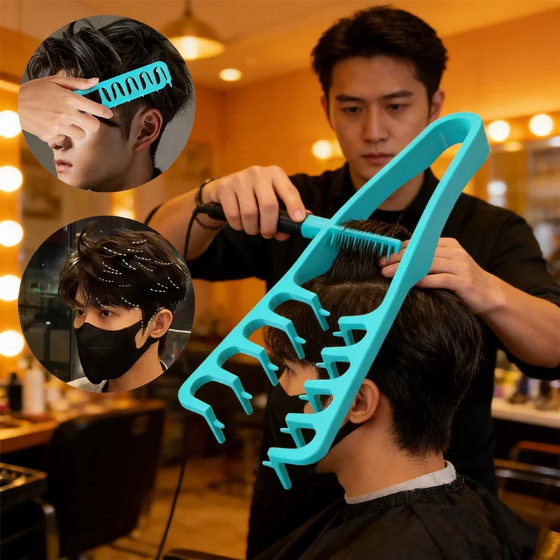 Texturizing Comb Wide-Tooth Design for Maximum Volume & Movement | Creates Lived-in, Fluffy Hairstyles, Essential Styling Tool
Texturizing Comb Wide-Tooth Design for Maximum Volume & Movement | Creates Lived-in, Fluffy Hairstyles, Essential Styling Tool